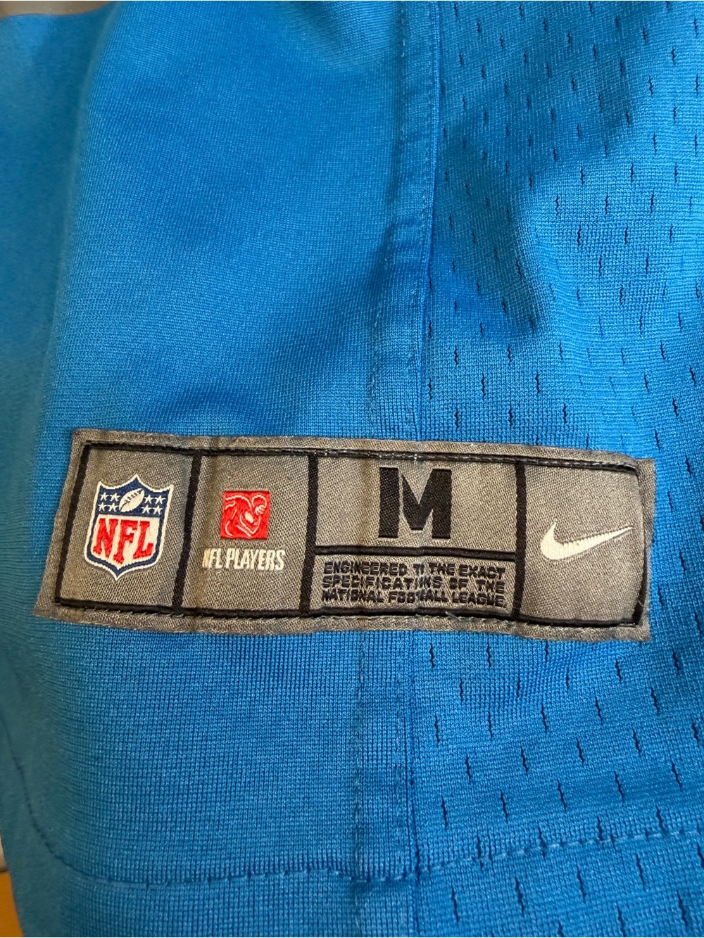 Detroit Lions Jared Goff #16 Nike Youth M 10/12 NFL Football Jersey Blue - Picture 6 of 16